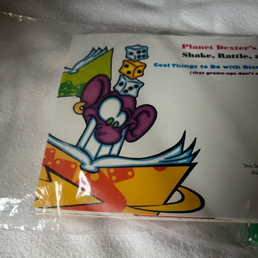 Planet Dexter's Shake, Rattle, and Roll! Cool Things to Do with Dice book & dice - Picture 3 of 5